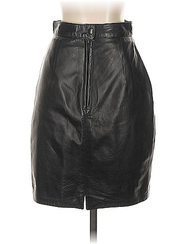 Ann Taylor Faux Leather Skirt (view 2)