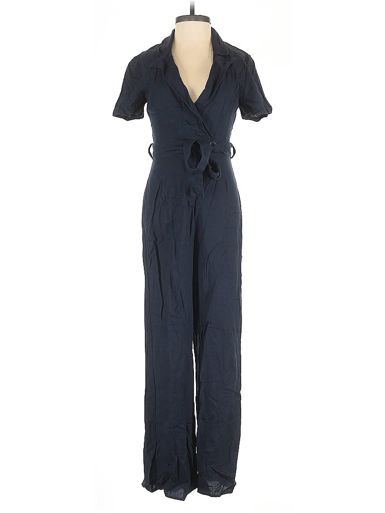 Pre-owned Francesca's Jumpsuit In Blue