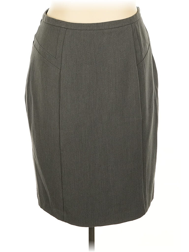 Click to view more detailed imagery on our partner's website Pre-owned Ashley Stewart Formal Skirt In Gray