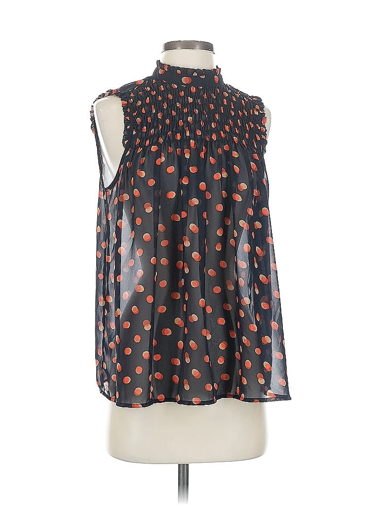 MAEVE Pre-owned Sleeveless Blouse In Blue