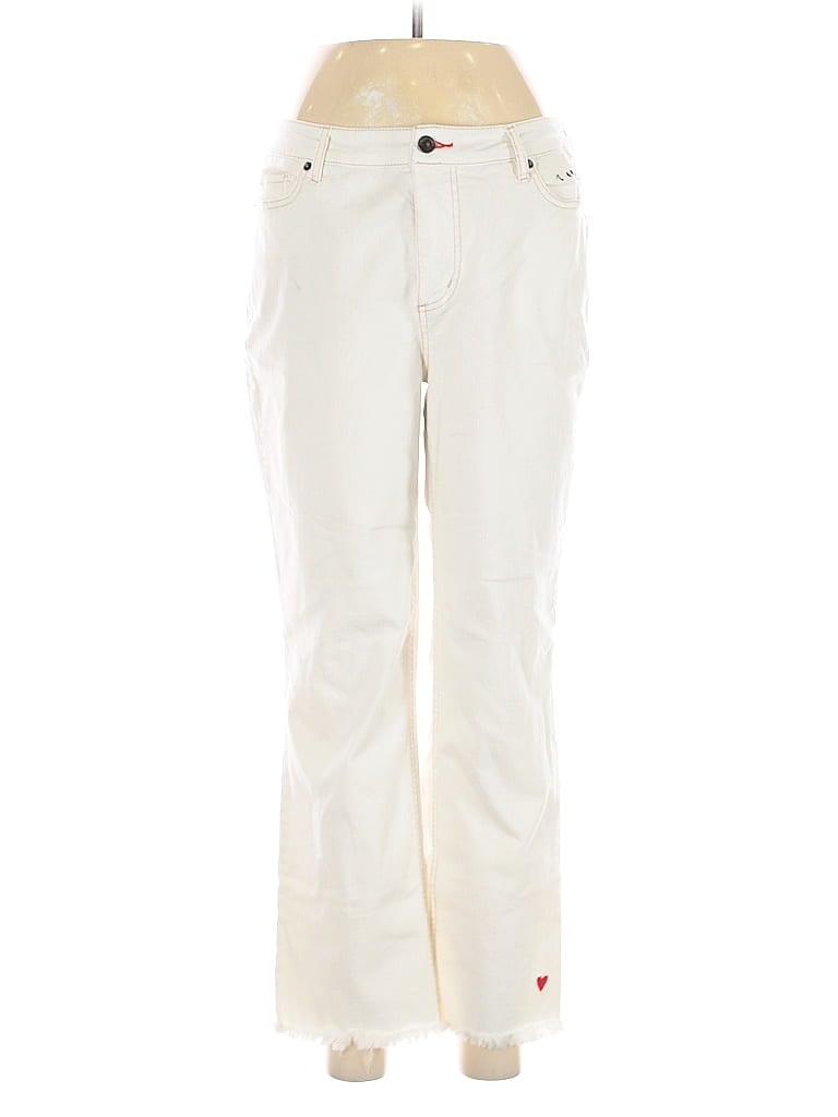 Pre-owned Peace Love World Jeans In White