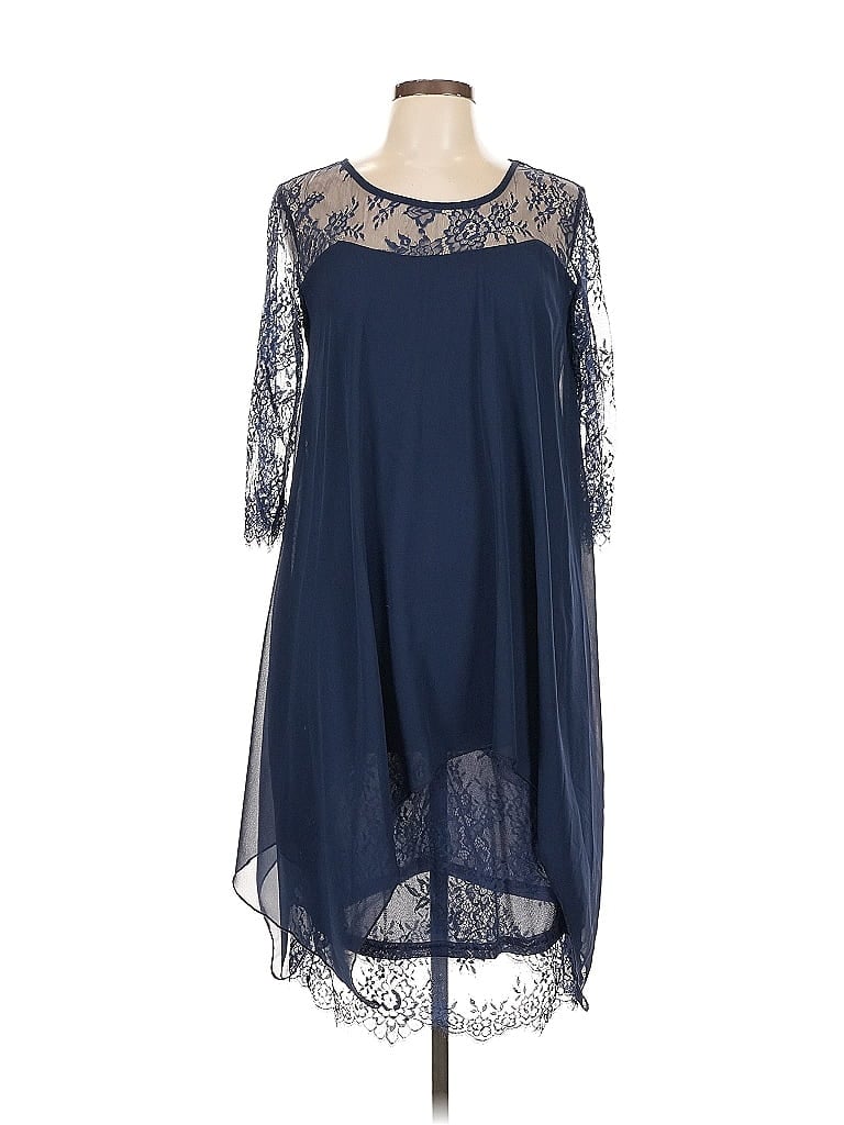 Pre-owned Unbranded Cocktail Dress In Blue