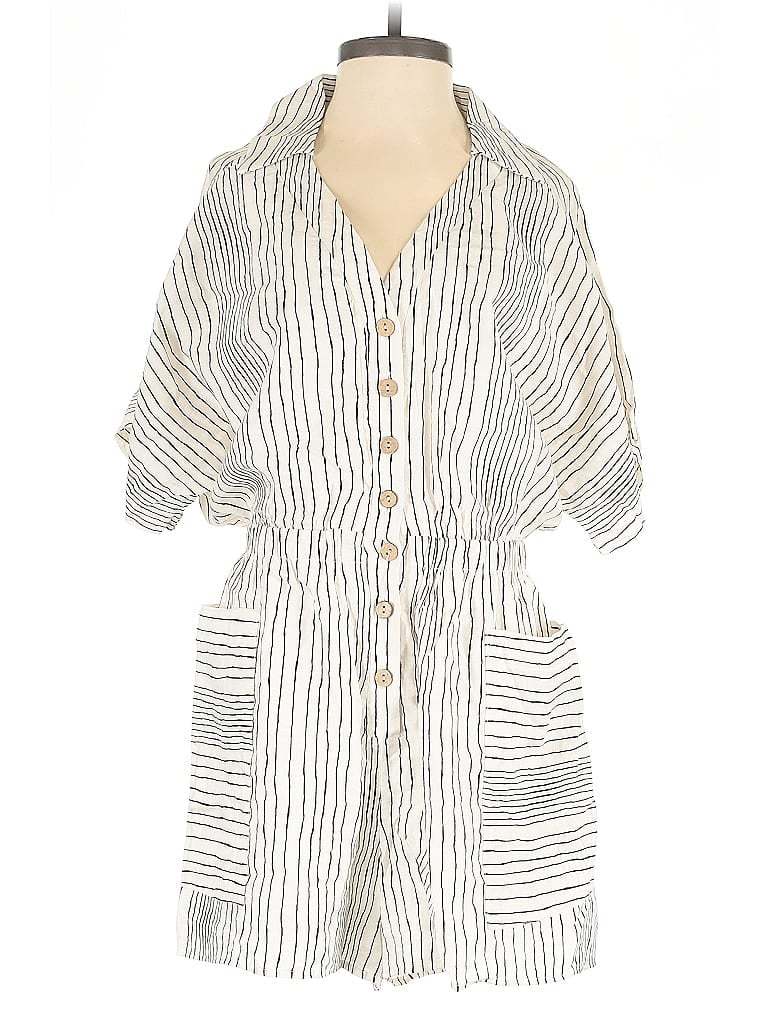 Pre-owned Fate Romper In White