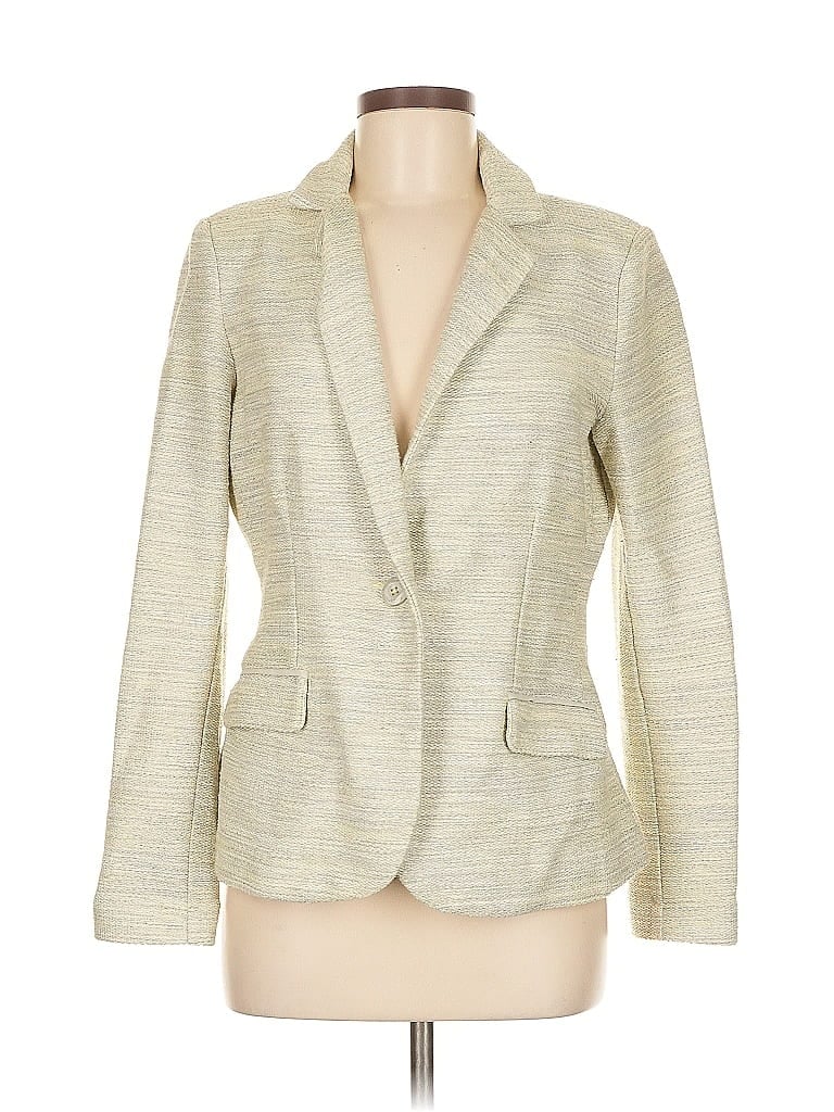 Pre-owned Cabi Blazer Jacket In White