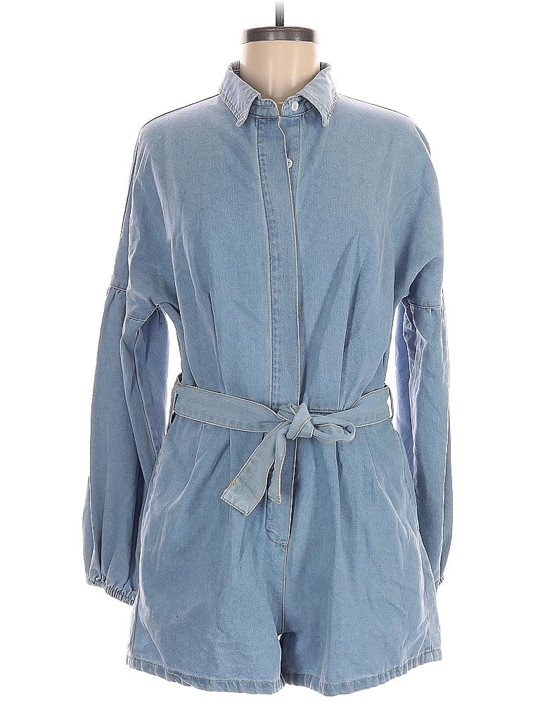 Pre-owned Unbranded Romper In Blue