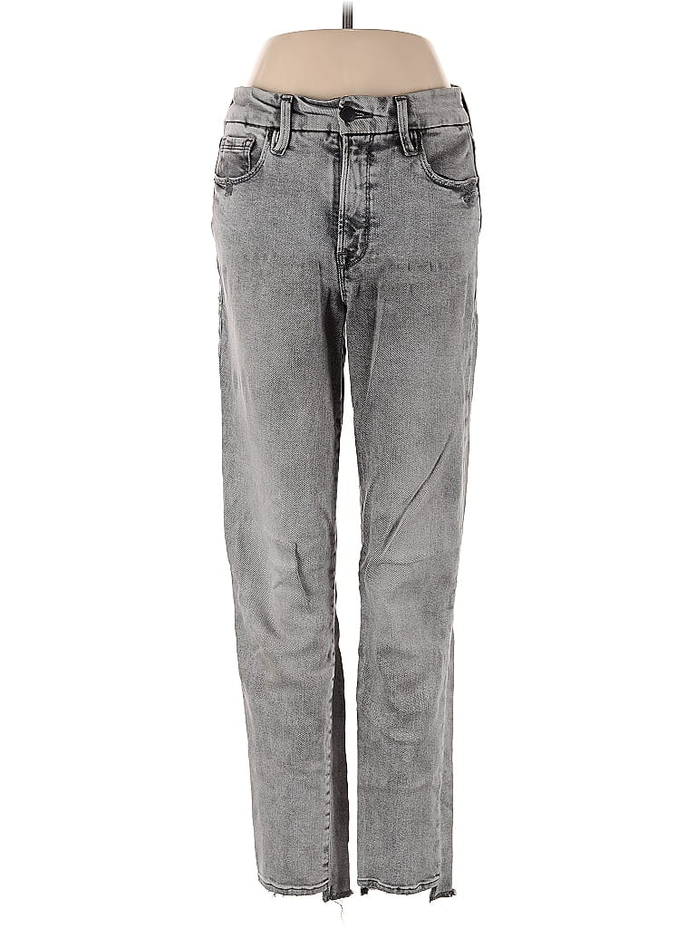 Pre-owned Good American Jeans In Gray