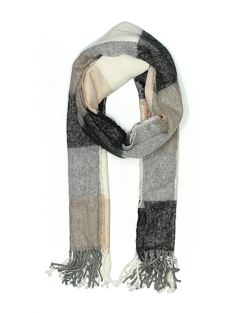 Pre-owned Assorted Brands Scarf In Black