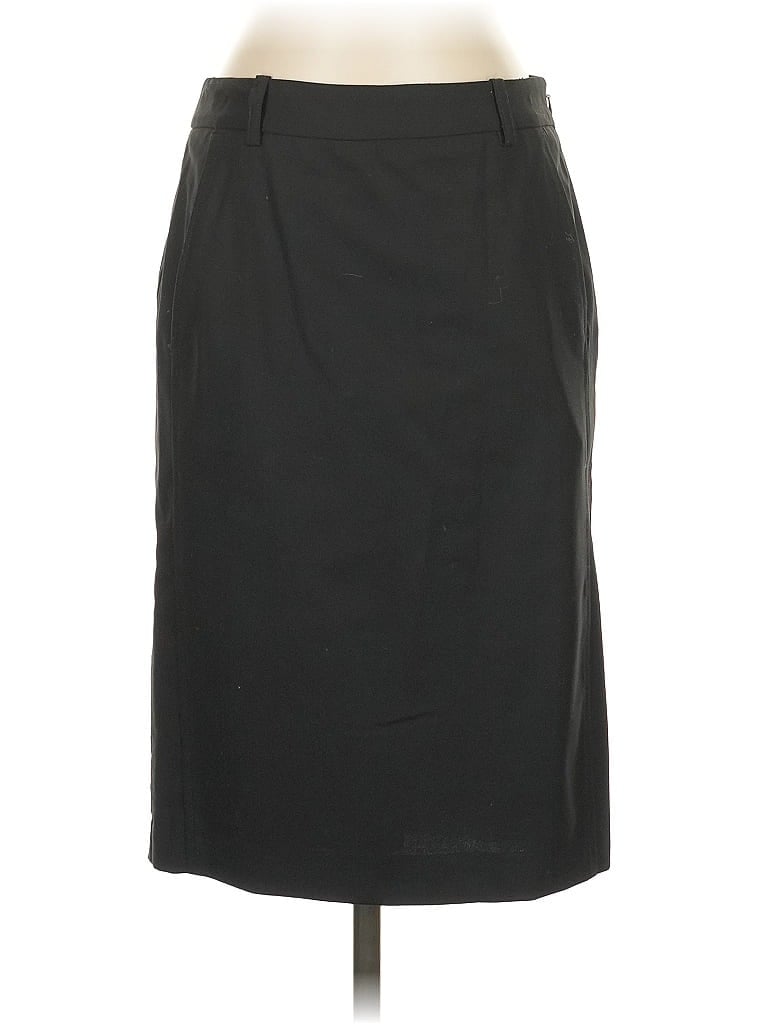 Pre-owned Bcbgmaxazria Wool Skirt In Black