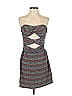 Mara Hoffman Print Gray Cocktail Dress Size 6 - photo 1