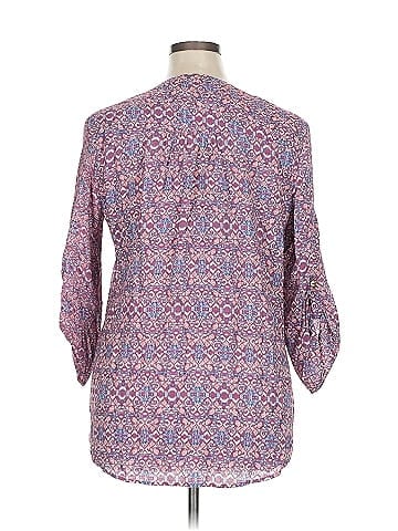 NY Collection 3/4 Sleeve Blouse (view 2)