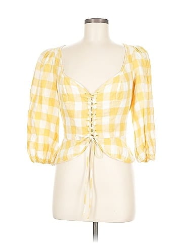 Reformation 3/4 Sleeve Blouse (view 1)