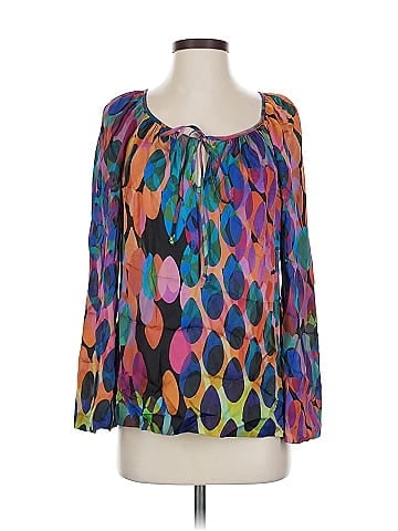 Trina Turk 3/4 Sleeve Silk Top (view 1)
