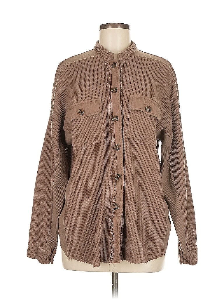 Pre-owned Unbranded Cardigan Sweater In Brown