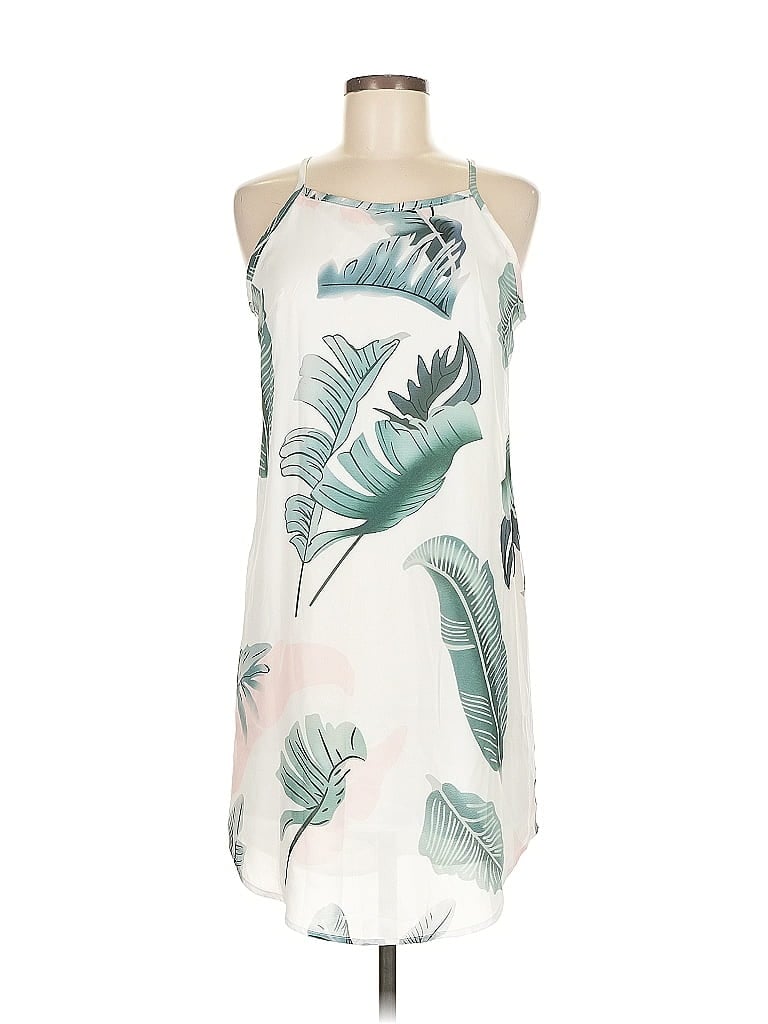 Pre-owned Unbranded Casual Dress In White