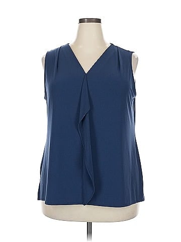 Roz & Ali Sleeveless Blouse (view 1)