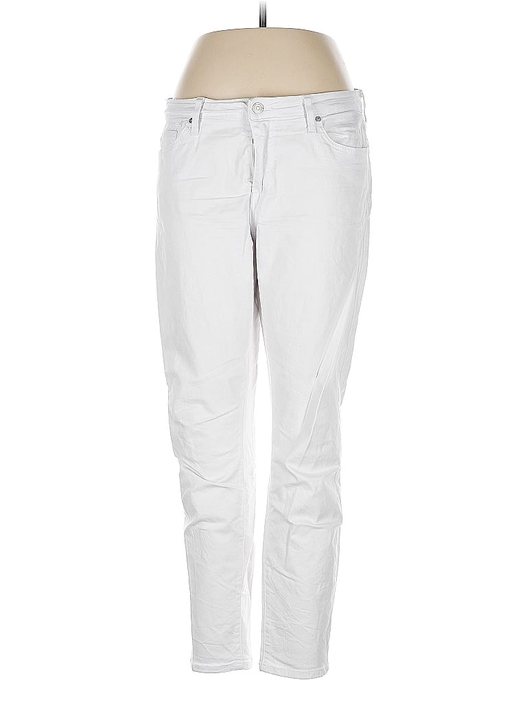 Pre-owned Just Black Jeans In White