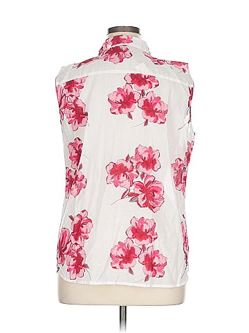 Ann Taylor LOFT Outlet Sleeveless Button-Down Shirt (view 2)