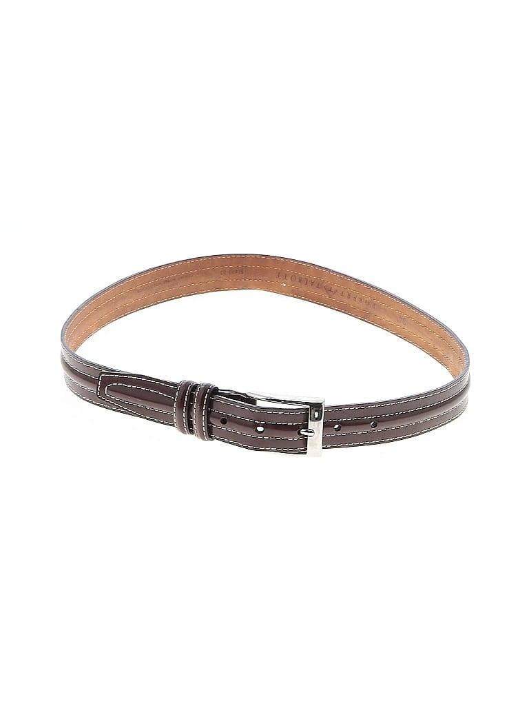 Pre-owned Robert Talbott Leather Belt In Brown