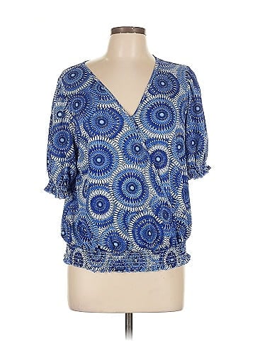 MELLODAY Short Sleeve Blouse (view 1)