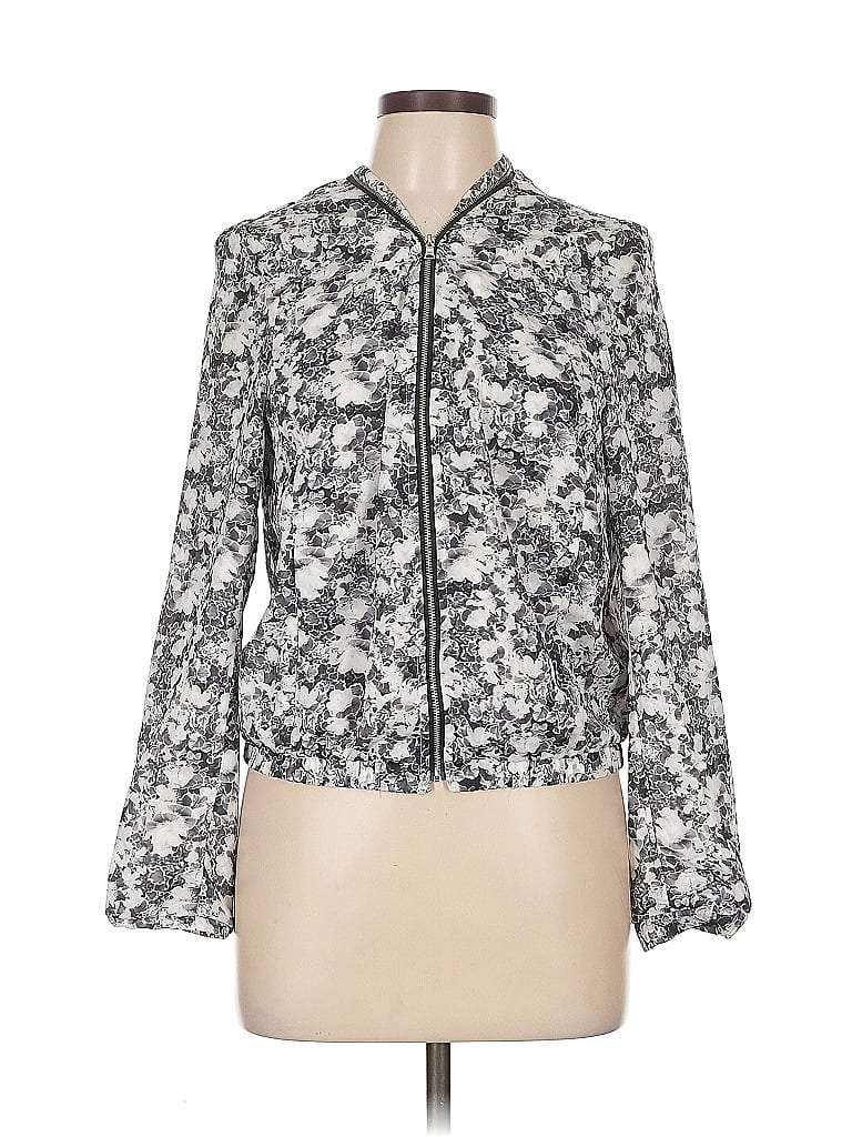 Pre-owned H&m Jacket In Silver