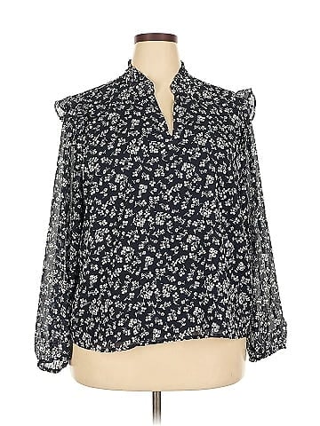 J.Crew Factory Store 3/4 Sleeve Blouse (view 1)