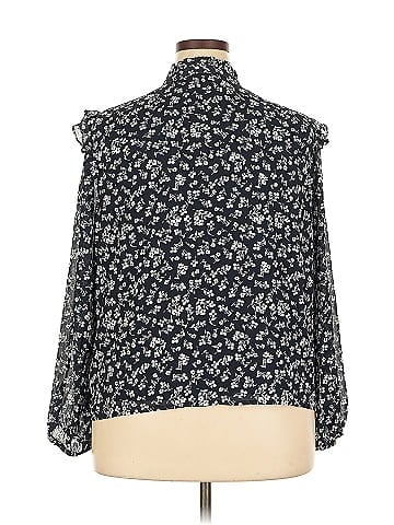 J.Crew Factory Store 3/4 Sleeve Blouse (view 2)