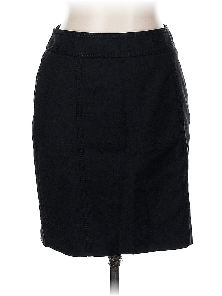 Pre-owned White House Black Market Formal Skirt In Black