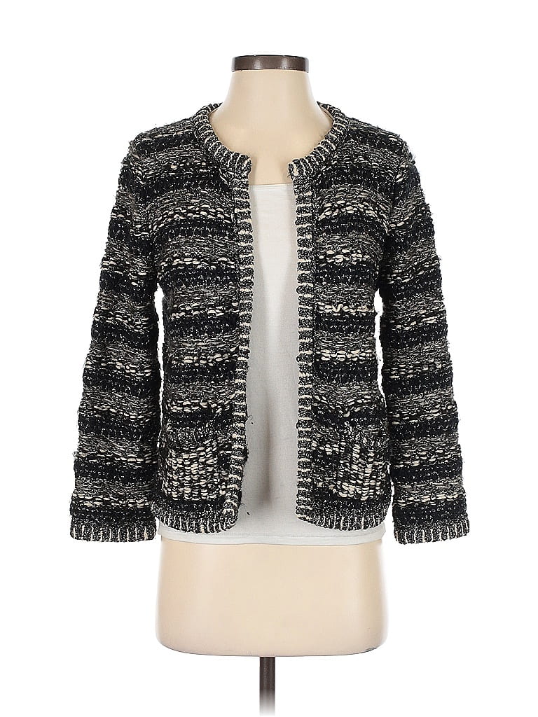 Pre-owned Maje Cardigan Sweater In Black