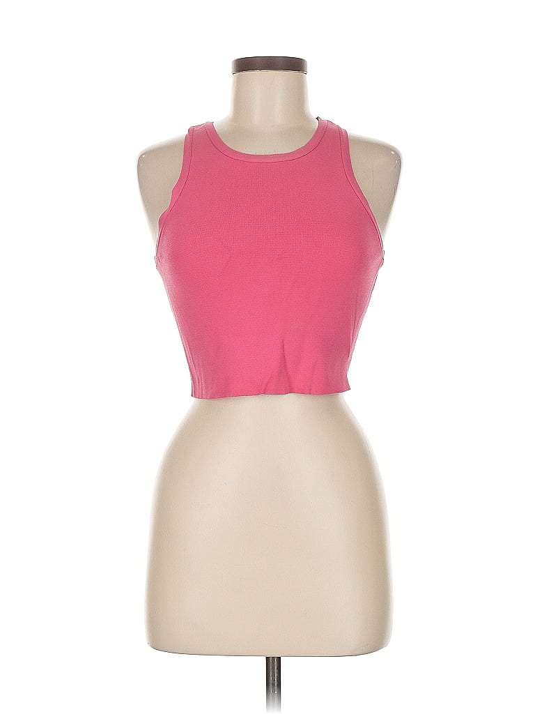 Click to view more detailed imagery on our partner's website Pre-owned Zara Sleeveless Top Pink Halter Neckline Tops