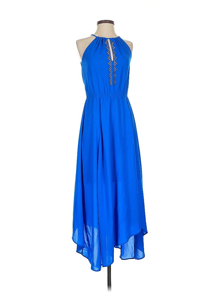 Pre-owned Red Saks Fifth Avenue Cocktail Dress In Blue