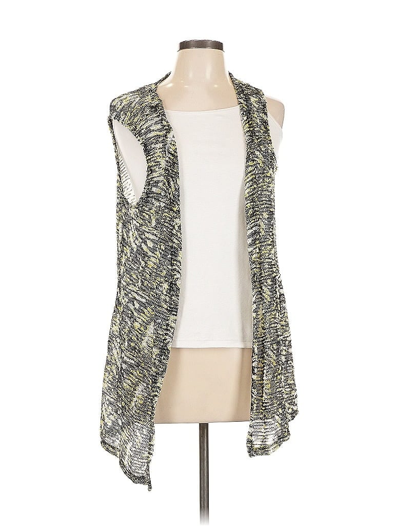 Pre-owned Christopher & Banks Kimono In Green