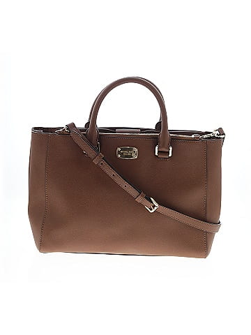 MICHAEL Michael Kors Leather Satchel (view 1)