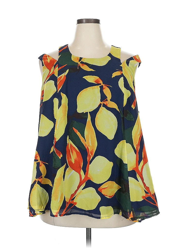 Click to view more detailed imagery on our partner's website Pre-owned Ryan Wythe Sleeveless Blouse In Green