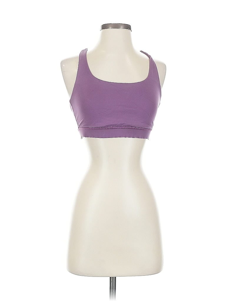 Pre-owned Lululemon Athletica Sports Bra In Purple