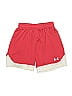 Under Armour 100% Polyester Color Block Red Athletic Shorts Size S (youth) - photo 1