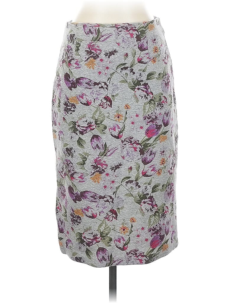 Pre-owned Halogen Formal Skirt In Gray