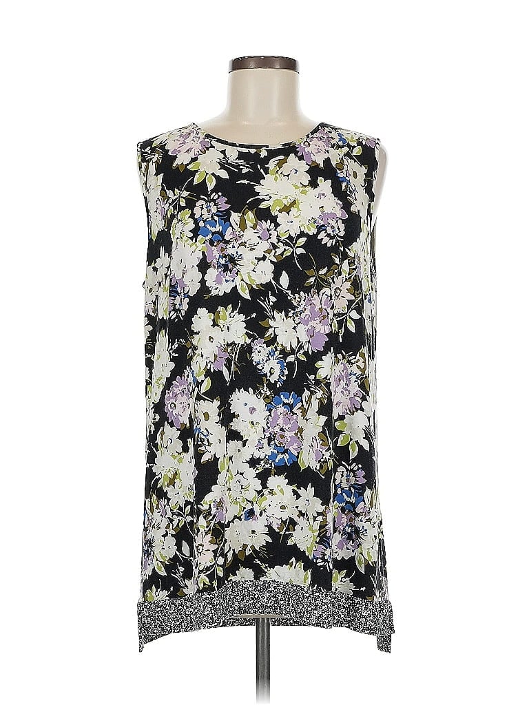 Pre-owned Jjill Casual Dress In Black