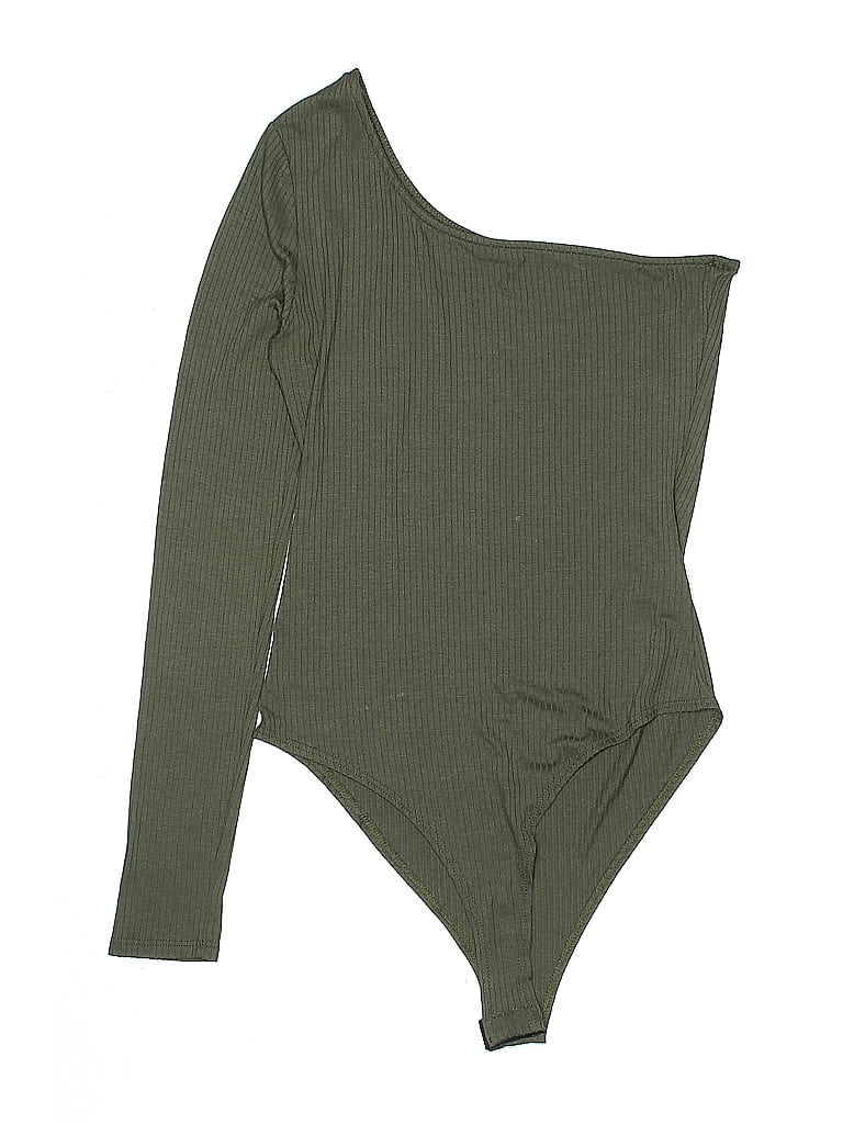 Pre-owned Blvd Bodysuit In Green