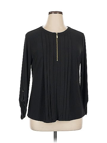 Roz & Ali Long Sleeve Blouse (view 1)