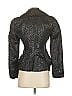 Bebe Metallic Black Blazer Size 2 - photo 2