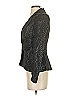 Bebe Metallic Black Blazer Size 2 - photo 5