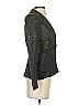 Bebe Metallic Black Blazer Size 2 - photo 4