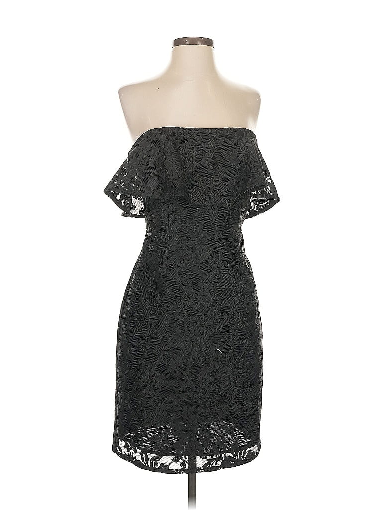 Pre-owned Sugar Lips Cocktail Dress In Black