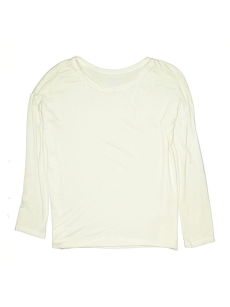 Click to view more detailed imagery on our partner's website Pre-owned Justice Kids' 3/4 Sleeve T-shirt In White