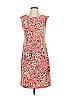 Apt. 9 Print Orange Cocktail Dress Size XS - photo 1