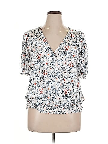 MELLODAY Short Sleeve Blouse (view 1)