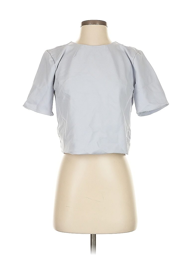 Pre-owned Express Short Sleeve T-shirt In Silver