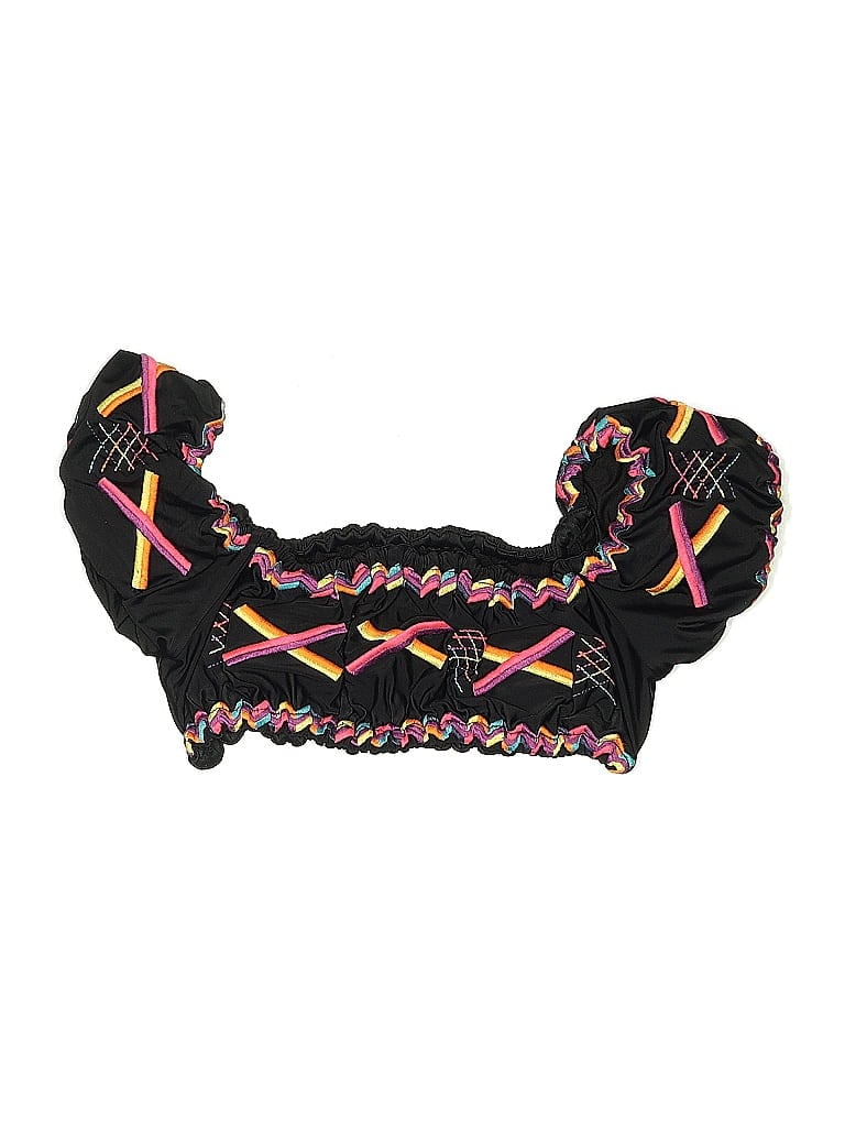 Pre-owned Asos Design Swimsuit Top Black Swimwear