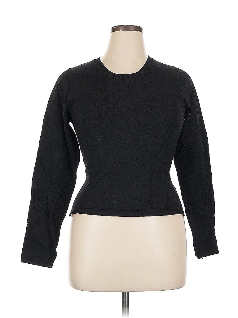 Pre-owned Babaton Pullover Sweater In Black