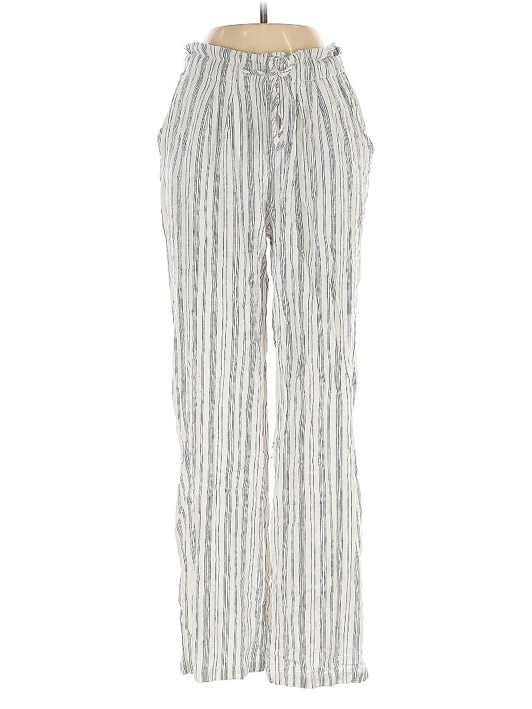 Click to view more detailed imagery on our partner's website Pre-owned Thread & Supply Linen Pants In Silver